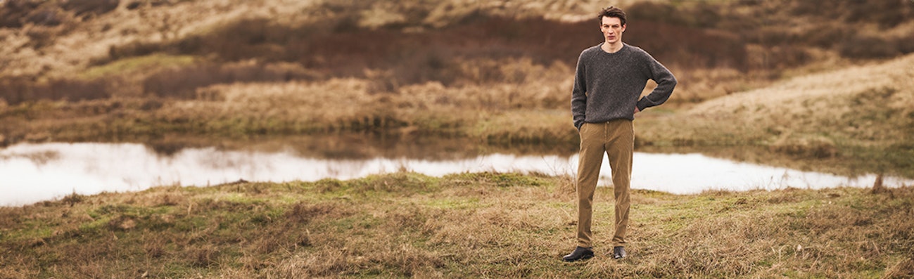 Heren broek corduroy