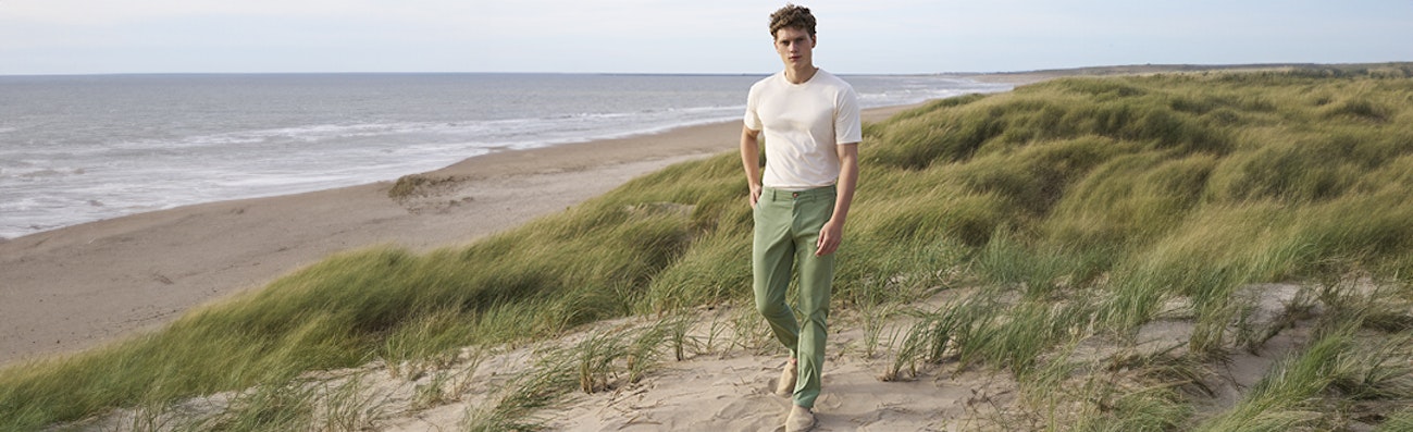 Groene broeken heren